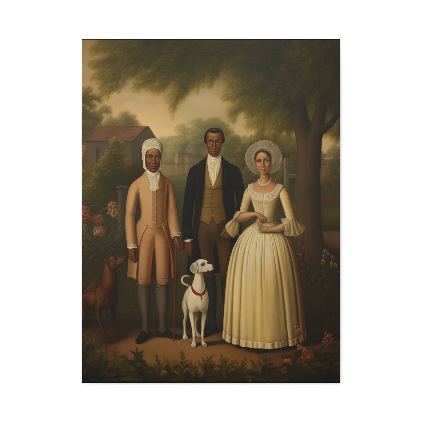 Vintage Portrait Canvas Print - Timeless Family Heritage Art for Home Decor