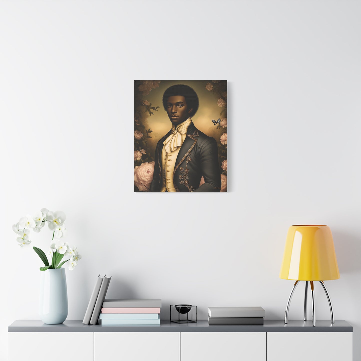 Elias Thorne – 18th Century Black Colonial Portrait | Bellewood Wall Art