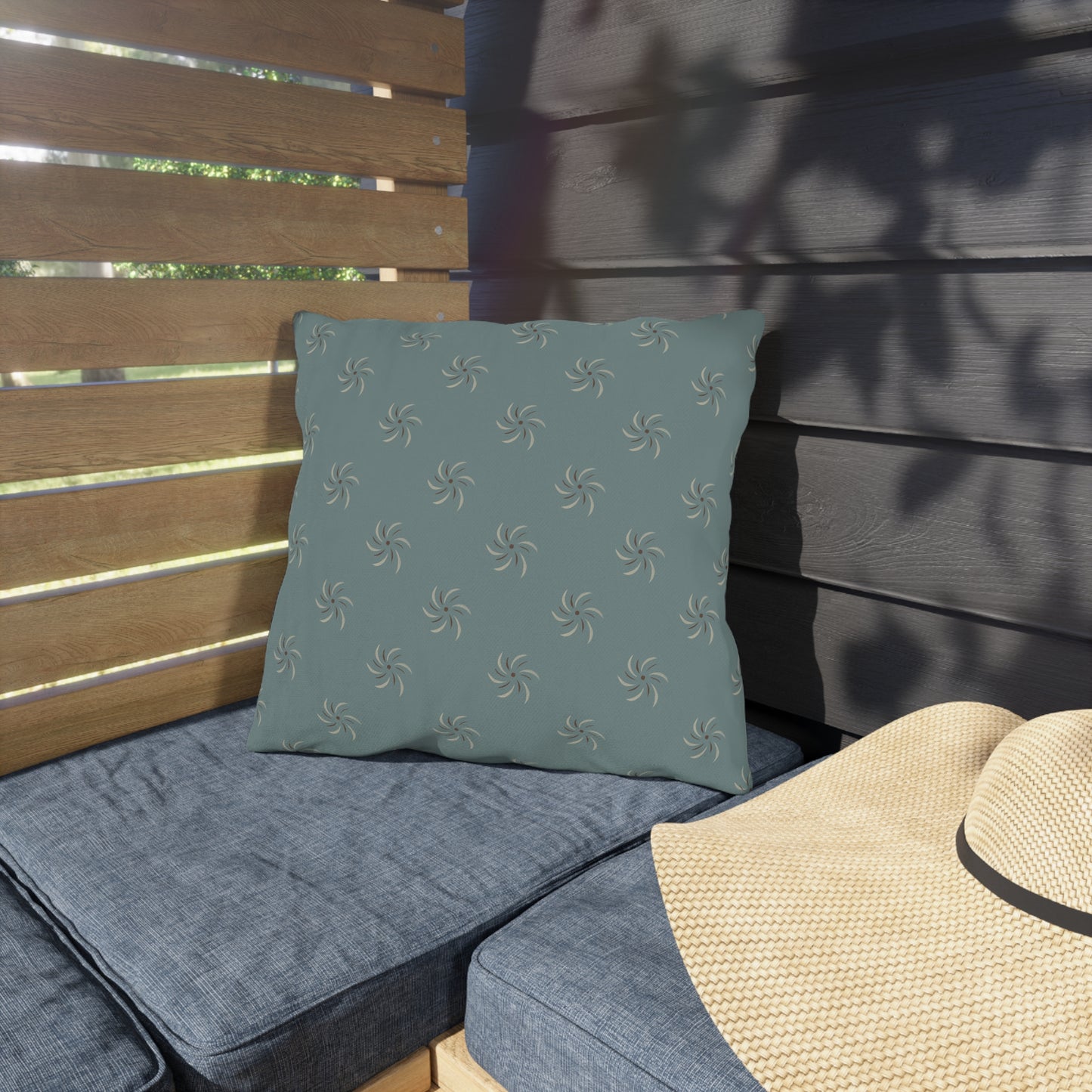 Cozy Outdoor Pillows with Swirl Design - Perfect for Patios and Gardens