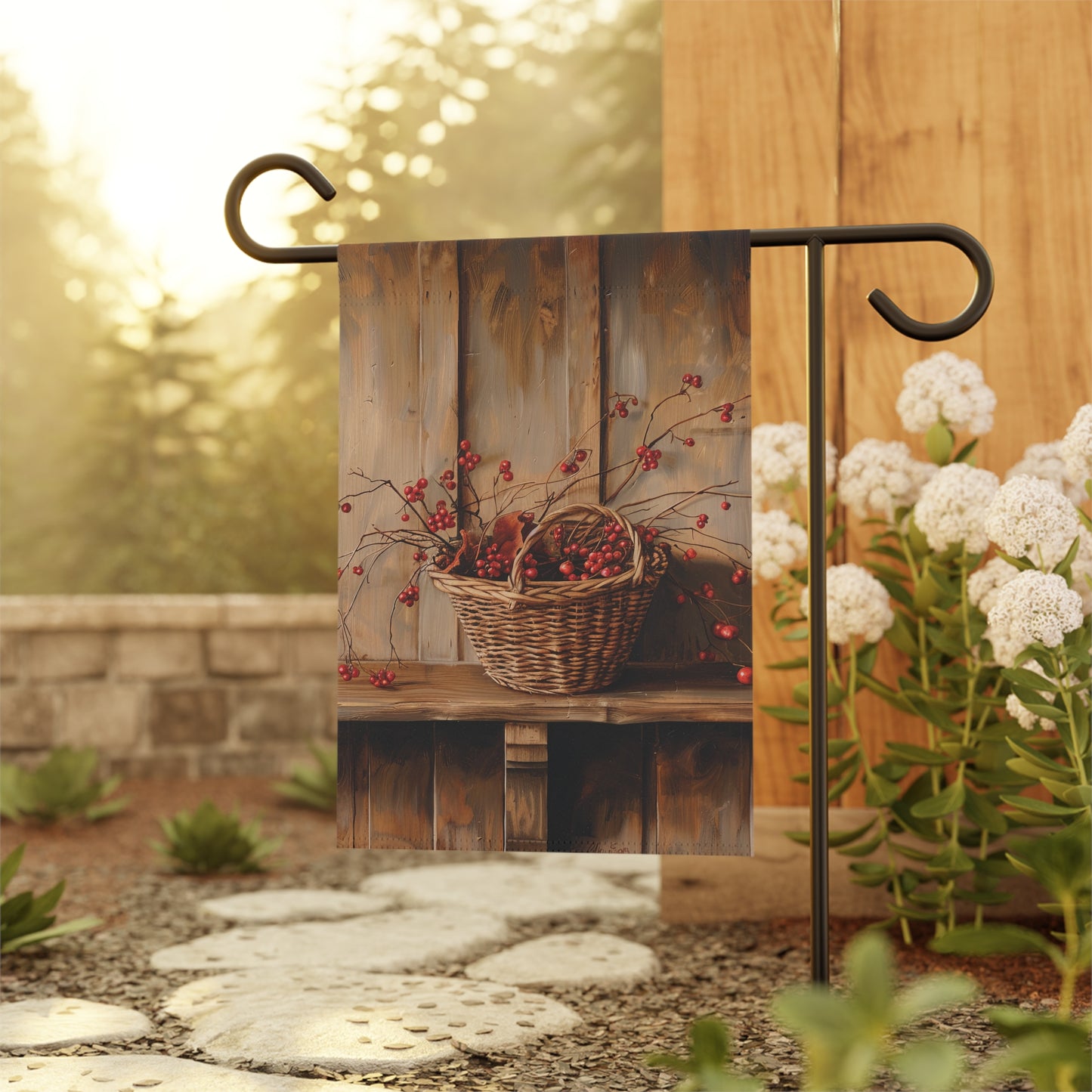 Basket of Bittersweet Garden & House Banner