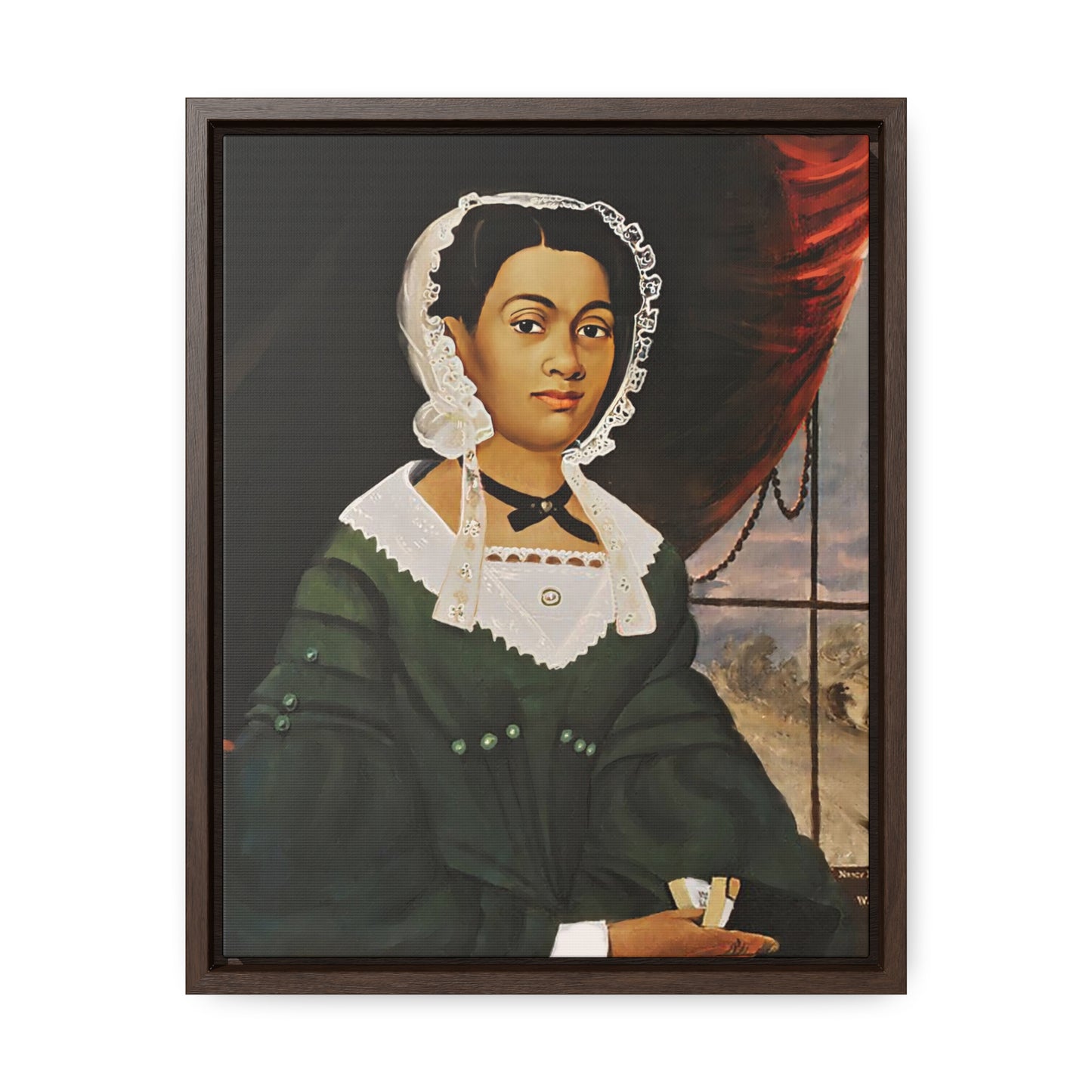 Mrs. Nancy Lawson Gallery Canvas Wraps, Vertical Frame