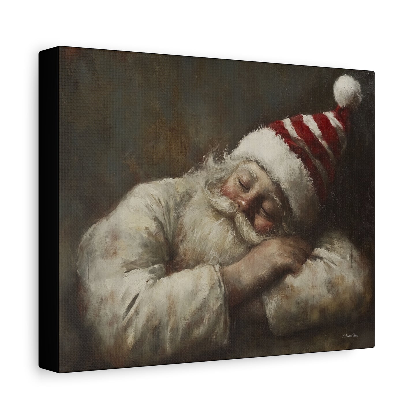 Sweet Dreams Santa Matte Canvas, Stretched, 1.25"