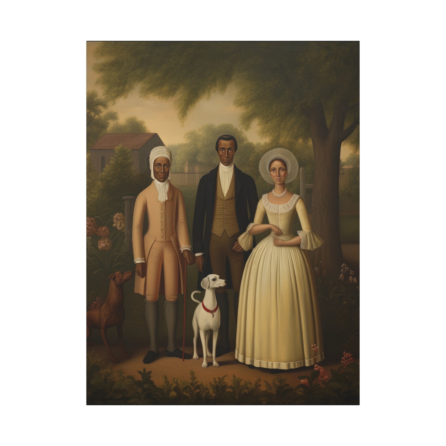 Vintage Portrait Canvas Print - Timeless Family Heritage Art for Home Decor