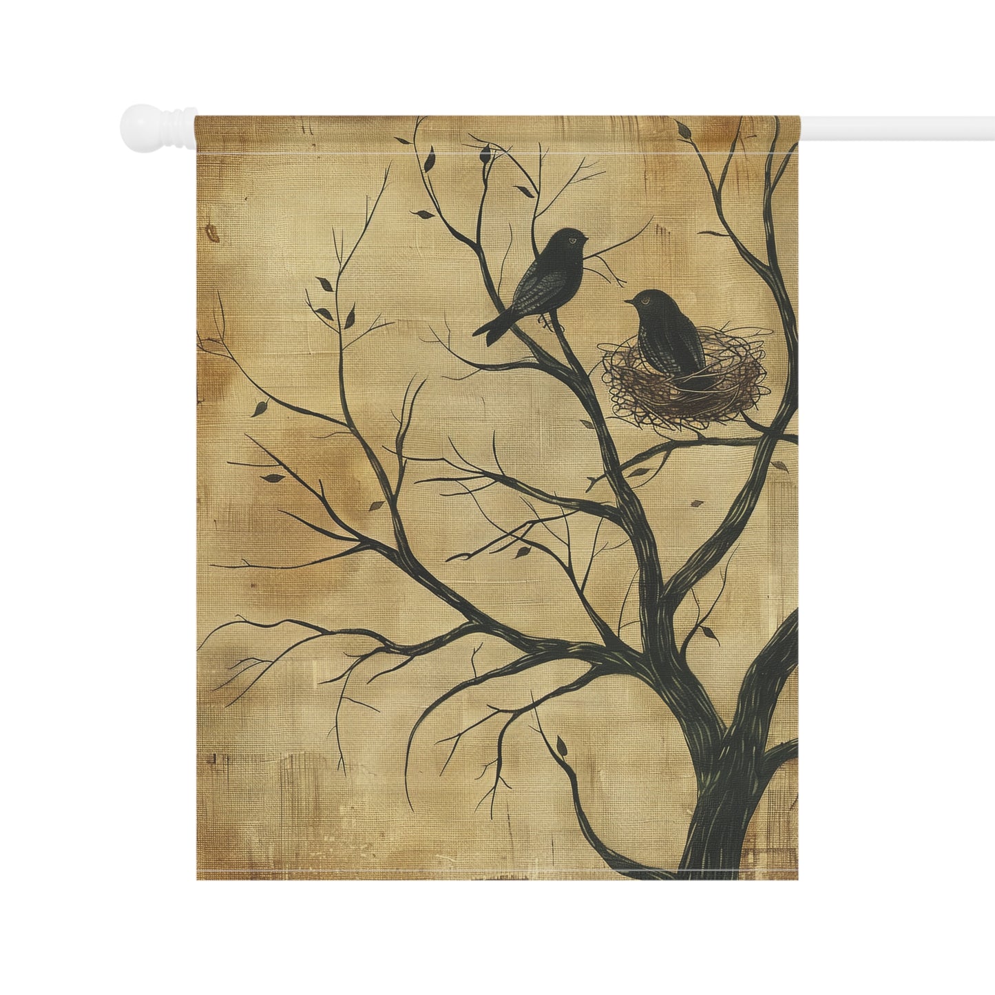 Birds in the Tree Garden & House Banner
