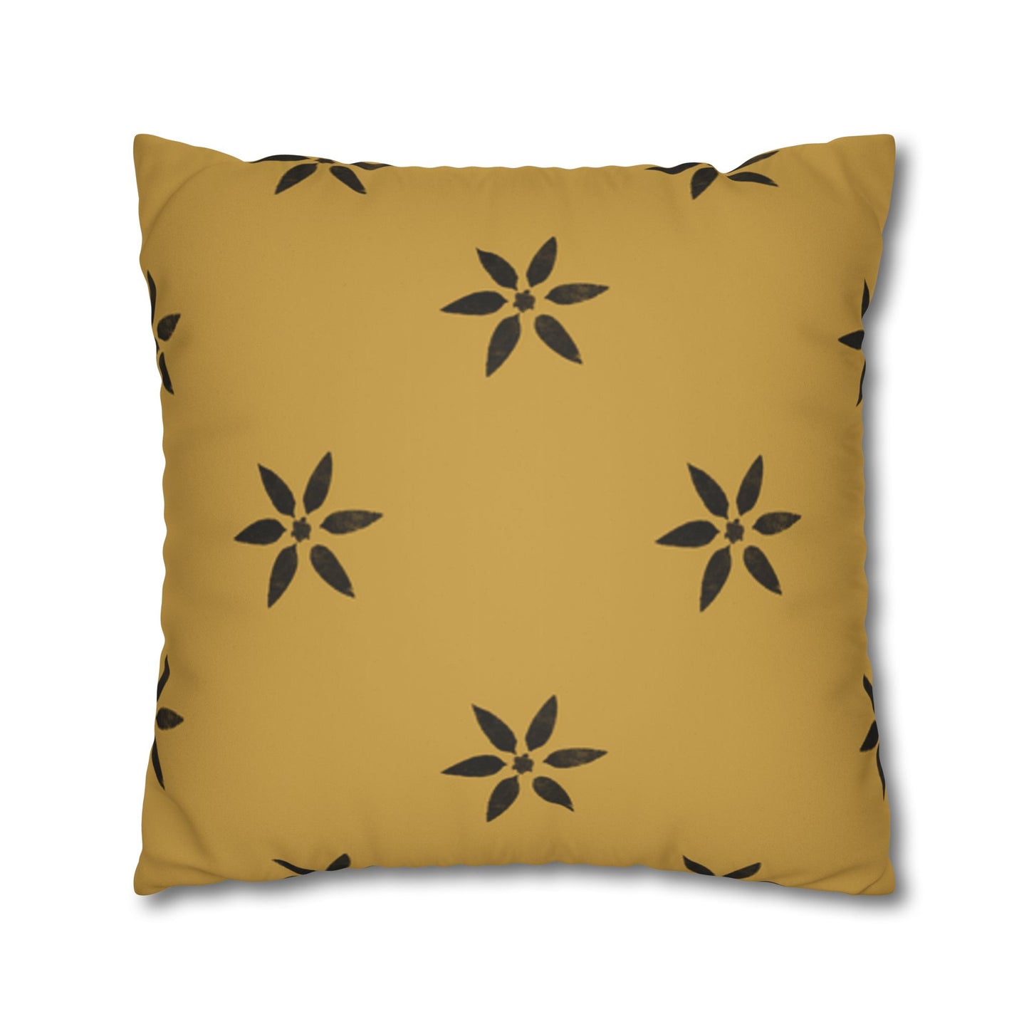 Faux Suede Square Pillowcase
