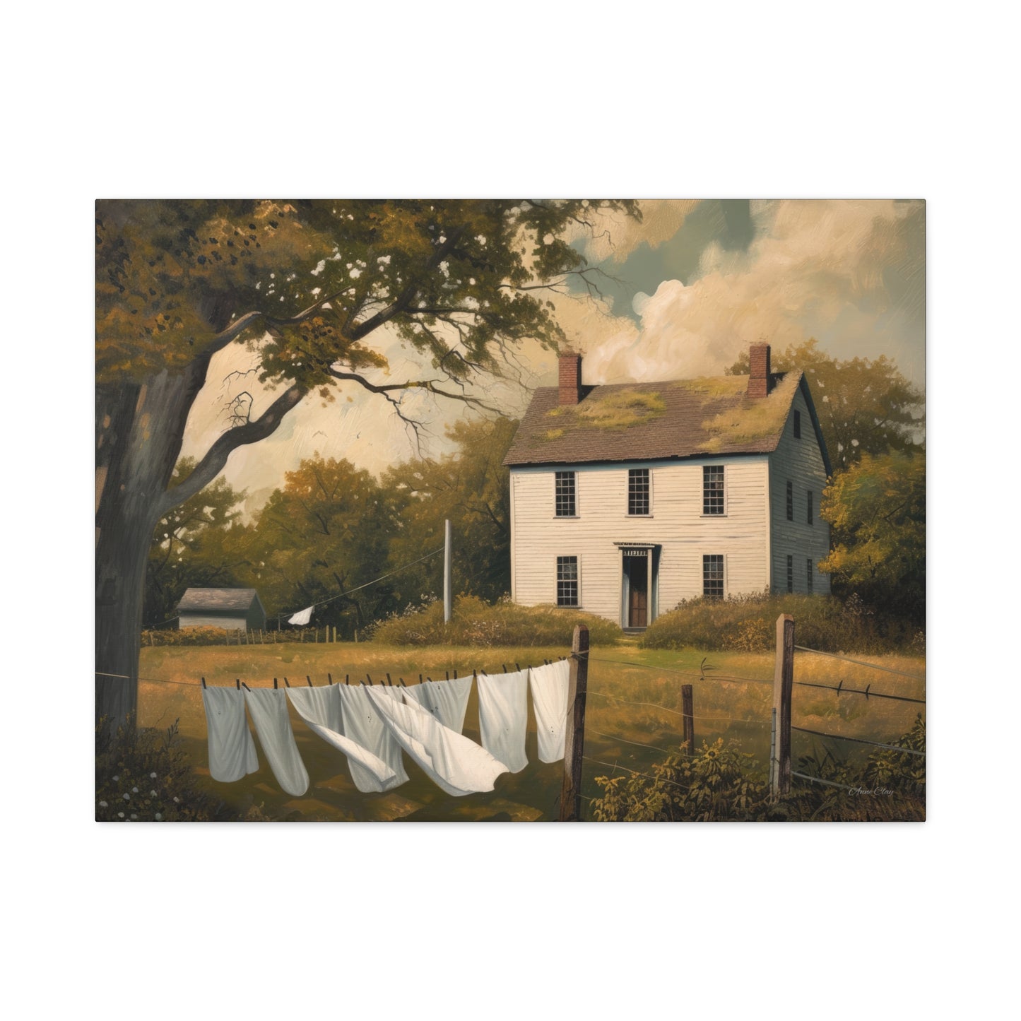 Laundry Day Matte Canvas, Stretched, 1.25"