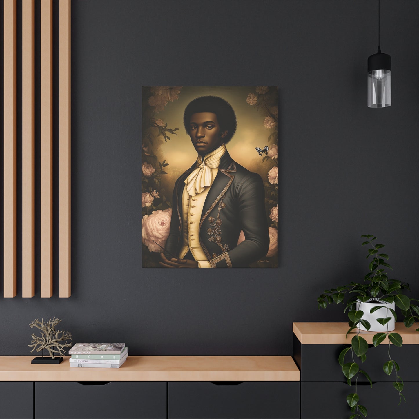 Elias Thorne – 18th Century Black Colonial Portrait | Bellewood Wall Art