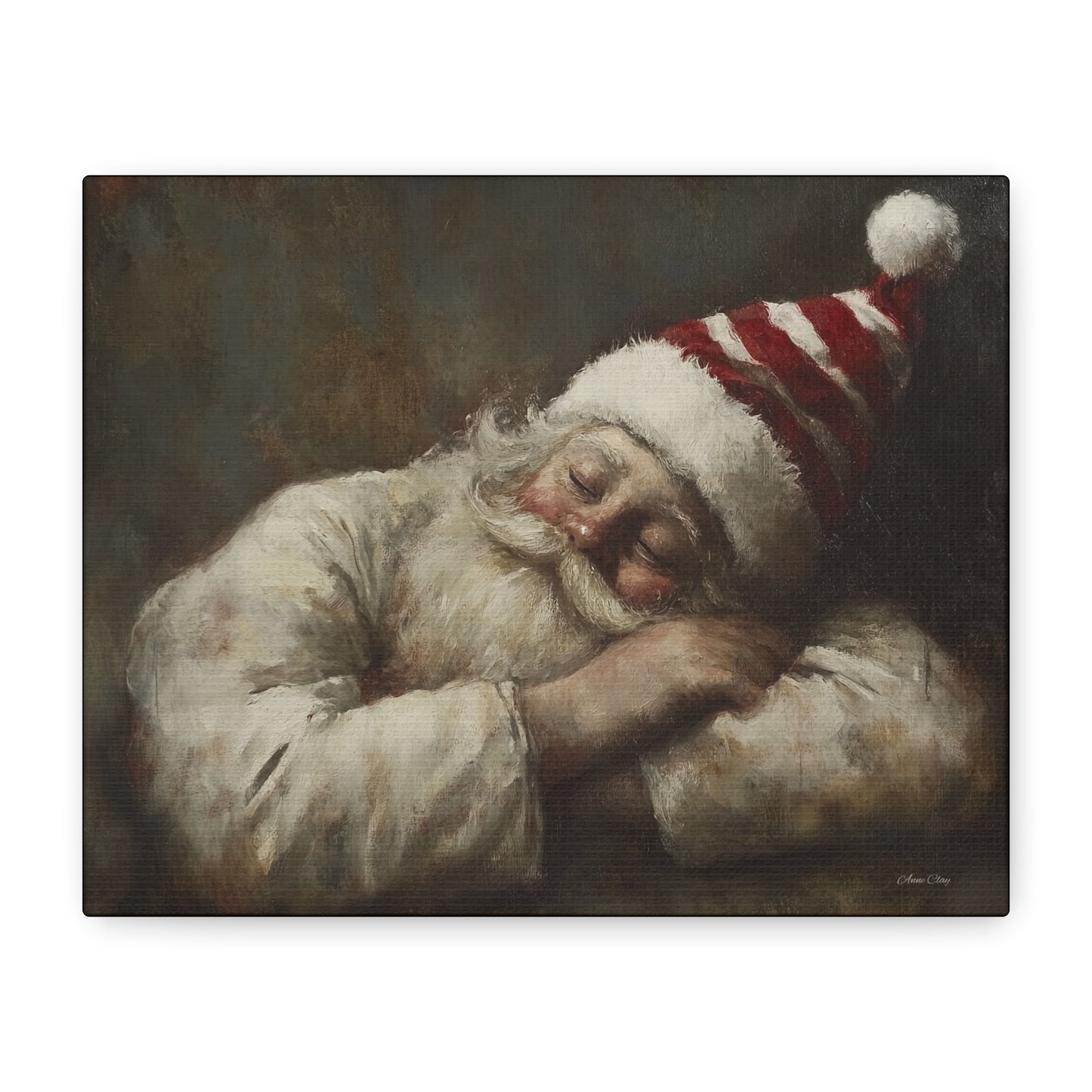 Sweet Dreams Santa Matte Canvas, Stretched, 1.25"