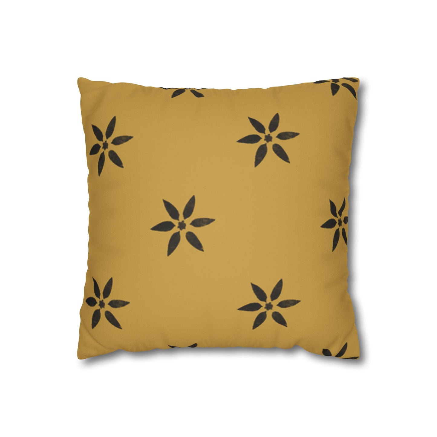 Faux Suede Square Pillowcase