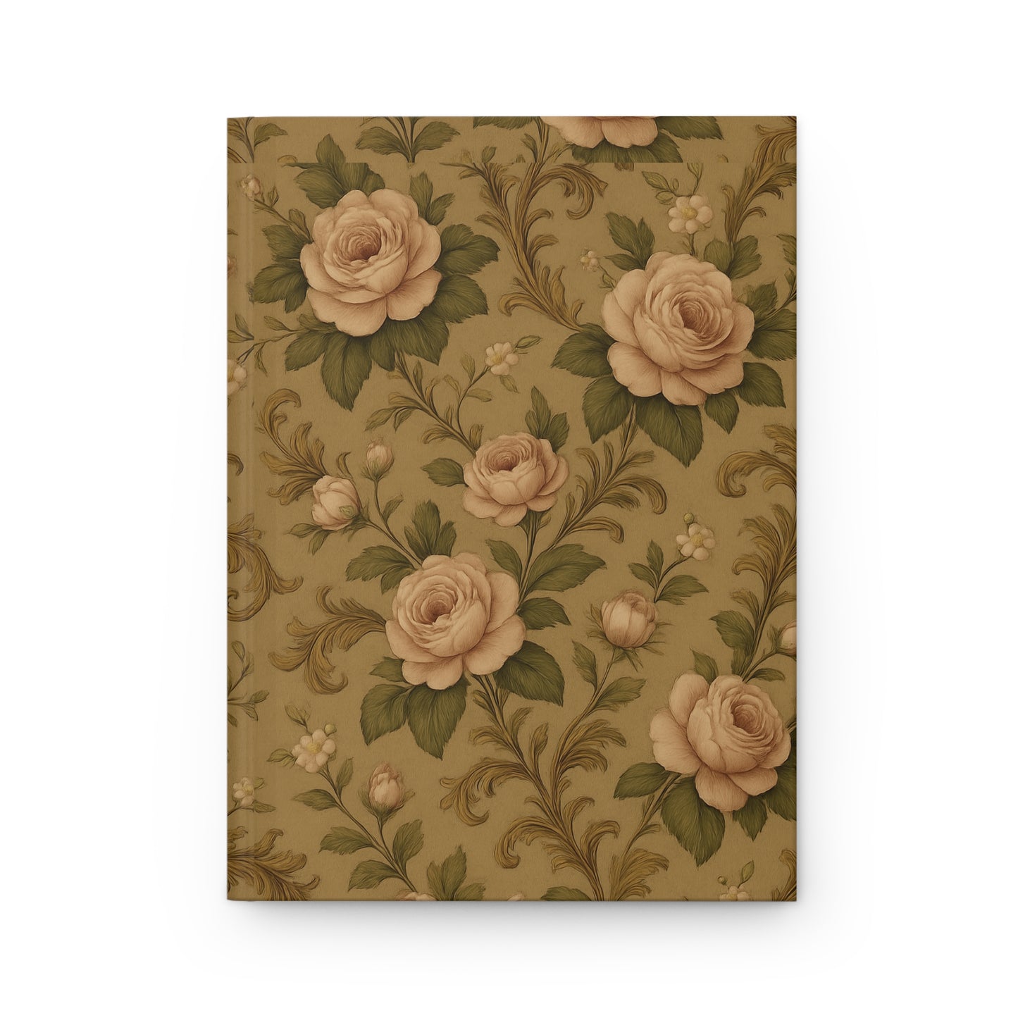 Vintage Floral Hardcover Journal, Elegant Writing Notebook, Personalized Gift for Her, Art Journal, Diary for Special Occasions