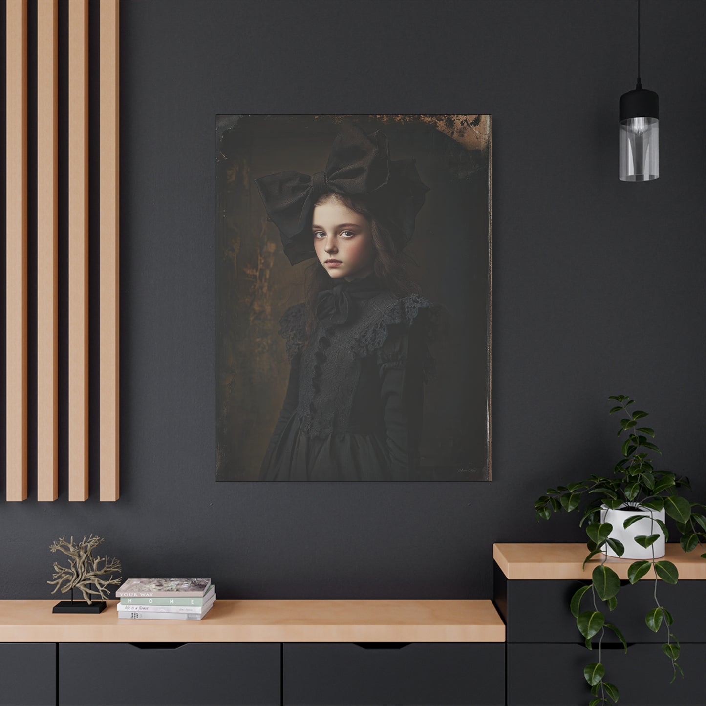 Victorian Gothic Art Canvas Print - Stretched Wall Decor
