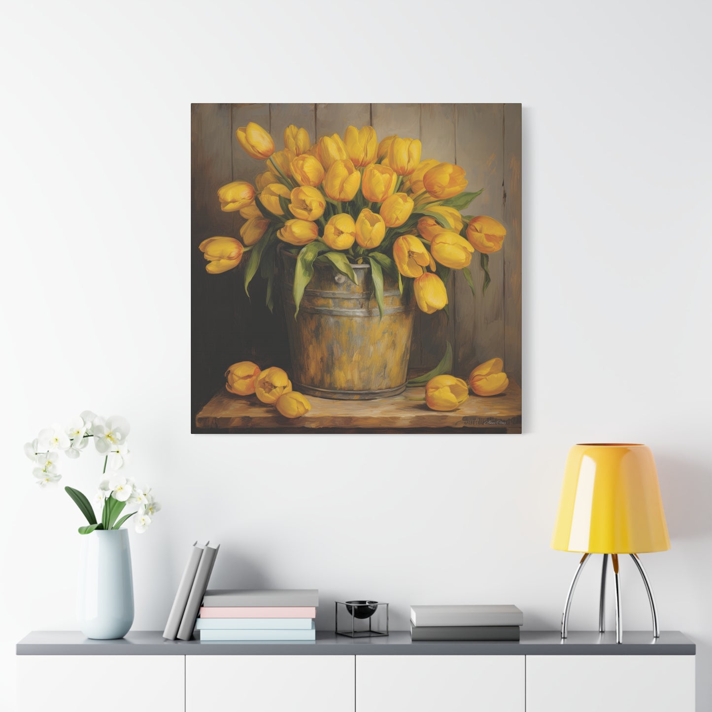 Something Yellow Matte Canvas, Stretched, 1.25"