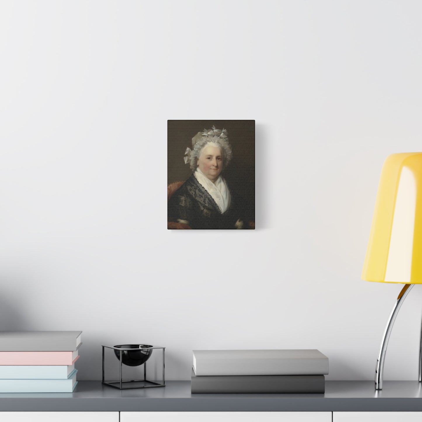 Martha Washington by Gilbert Stuart Classic Portrait Canvas Print - Elegant Home Décor Artwork