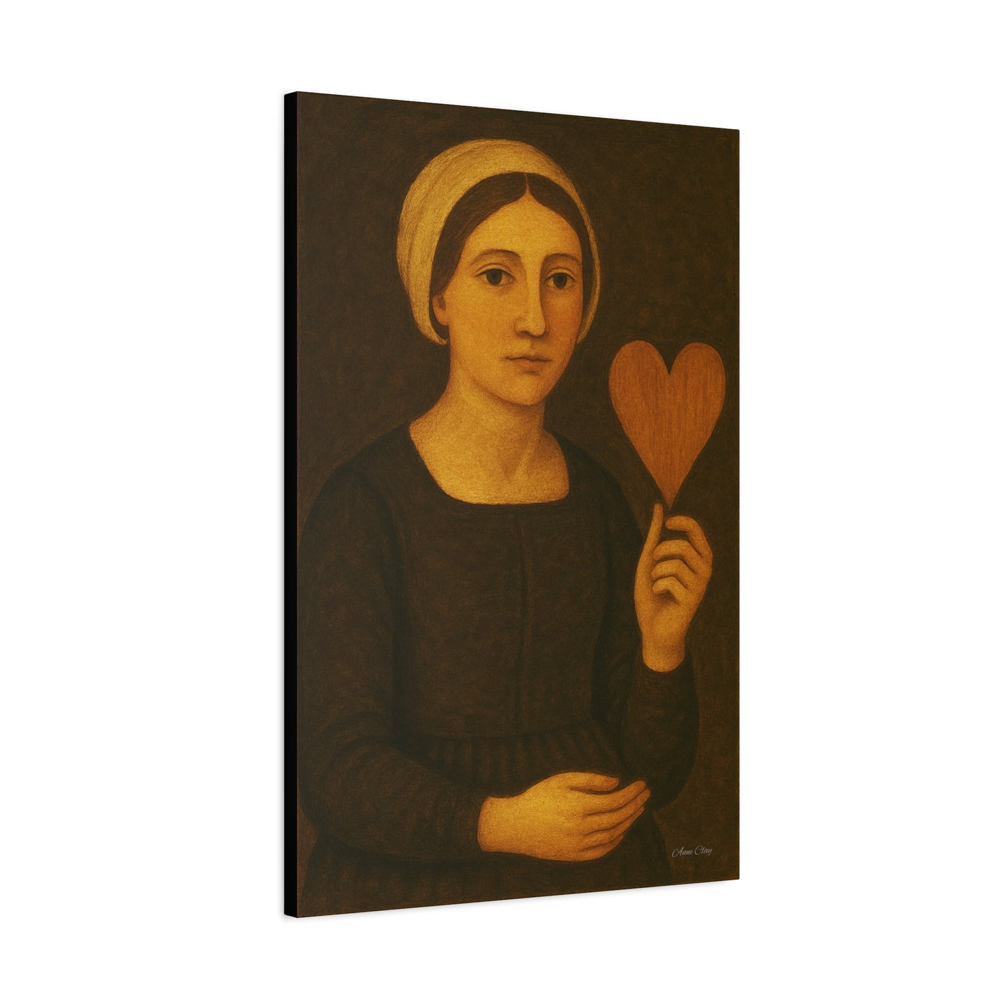 Heartwarming Stretched Canvas Wall Art, Vintage Decor, Gift for Home, Wall Tapestry, Heartfelt Art Piece, Unique Artwork