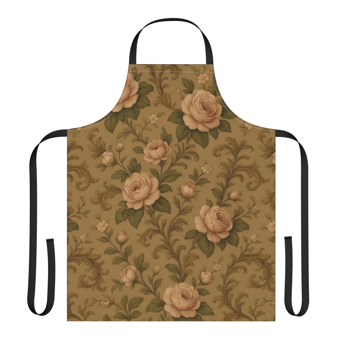 Floral Kitchen Apron, Vintage Rose Design, Cooking Gift, Chef Apron, Gardening Apron, Mother's Day Gift, Home Baking