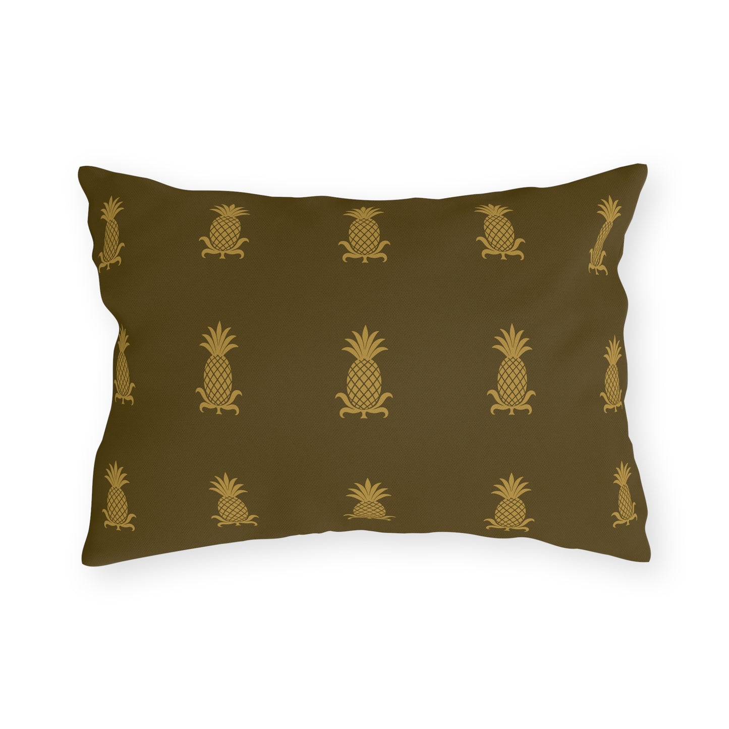 Pineapple Print Outdoor Pillows, Tropical Garden Cushion Covers, Summer Décor, Patio Accessories, Beach House Style