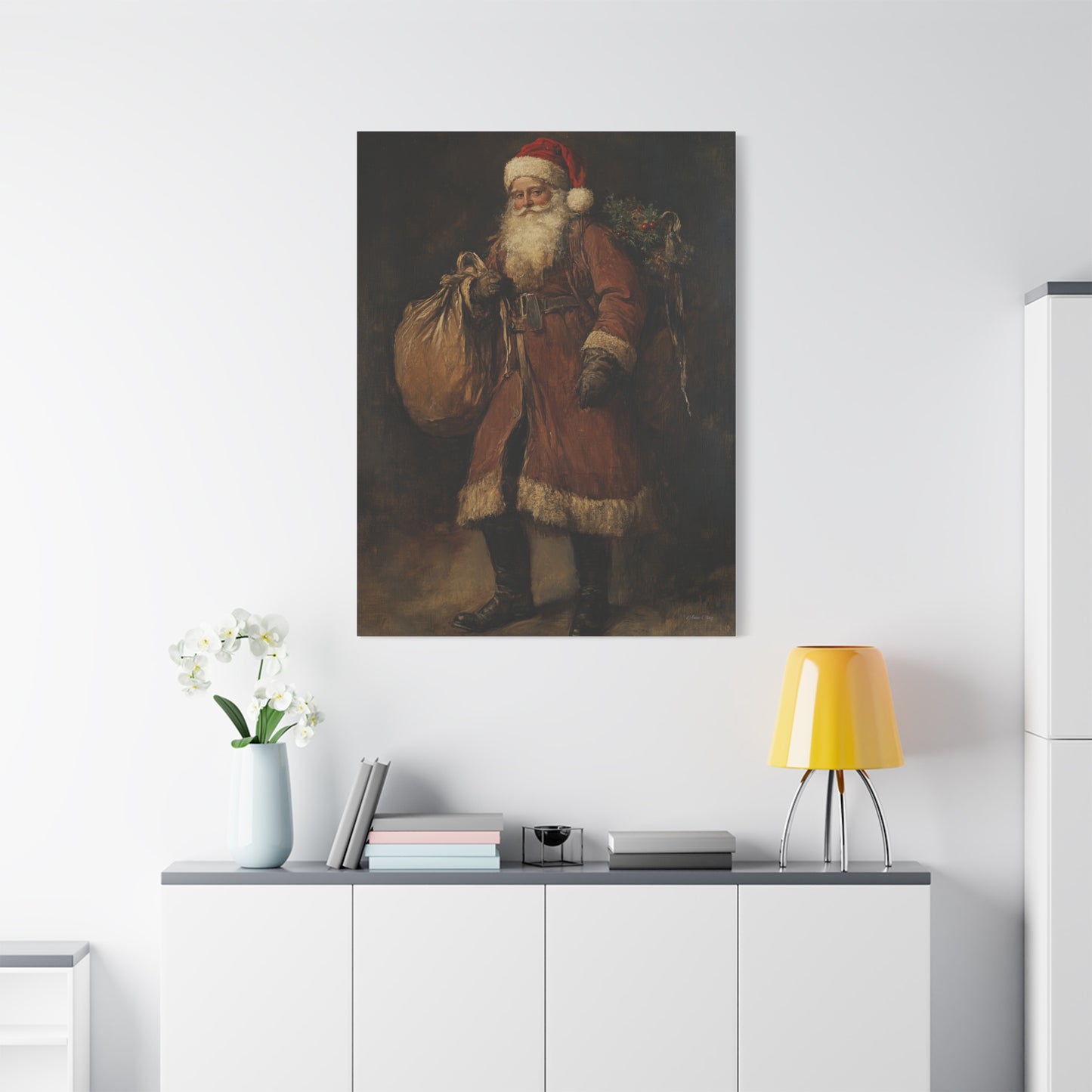Santa's Journey Matte Canvas, Stretched, 1.25"