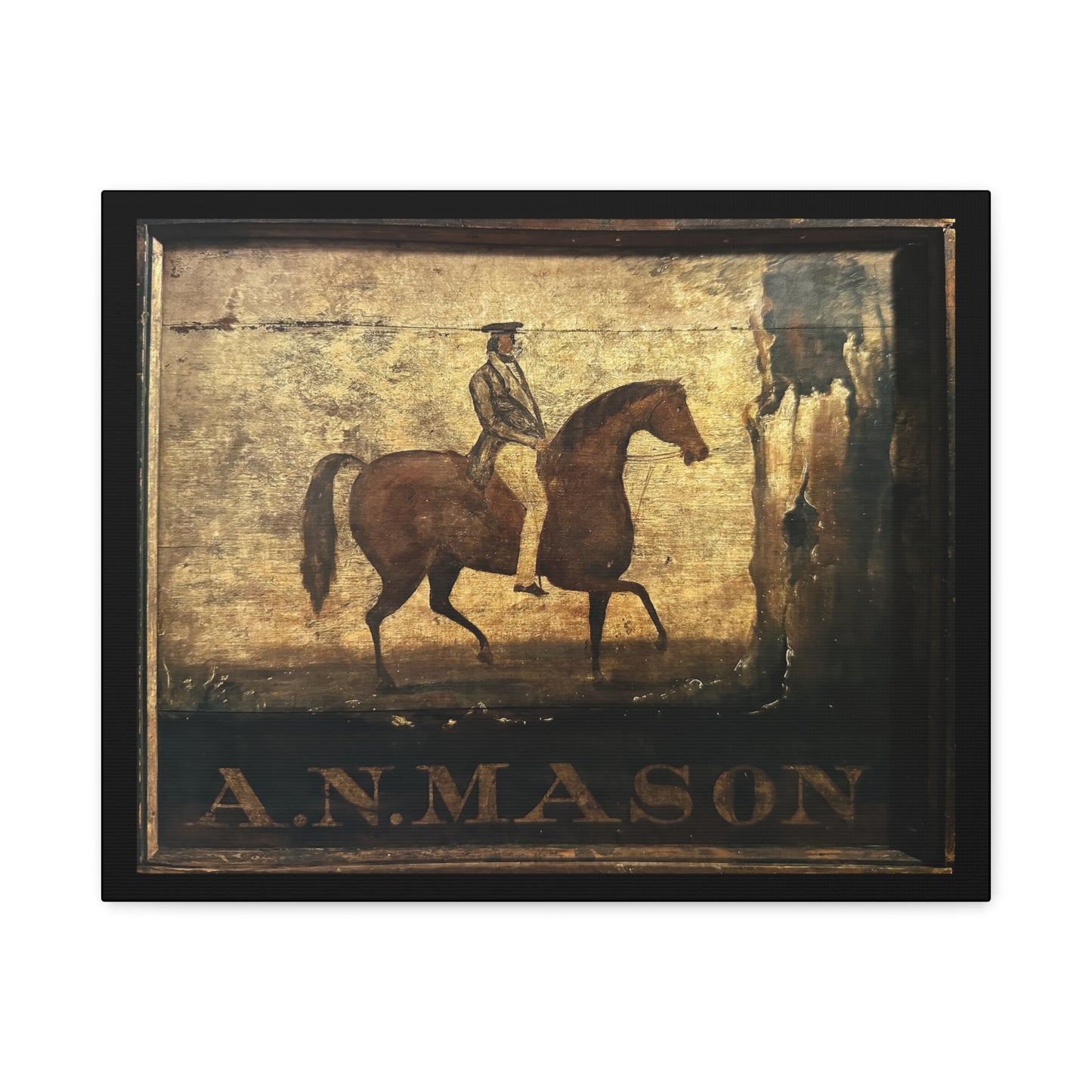 A Mason Matte Canvas, Stretched, 1.25"