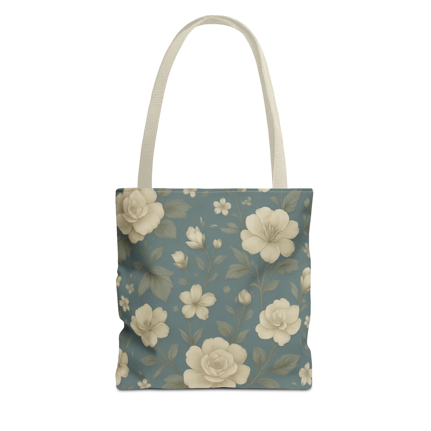 Floral Canvas Tote Bag - Ideal for Everyday Use, Beach Days, Gift for Her, Shopping, Eco-Friendly