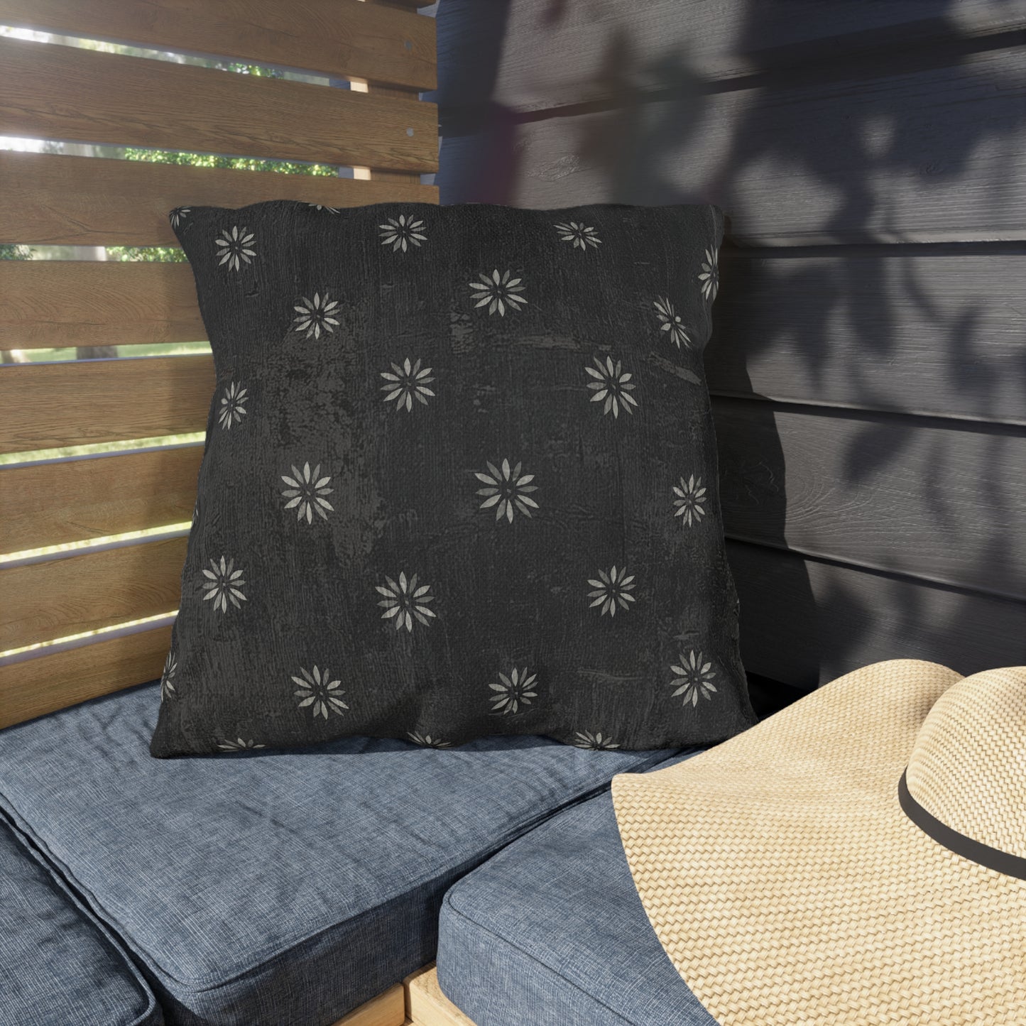 Boho Outdoor Pillows with Floral Design for Cozy Patio Decor
