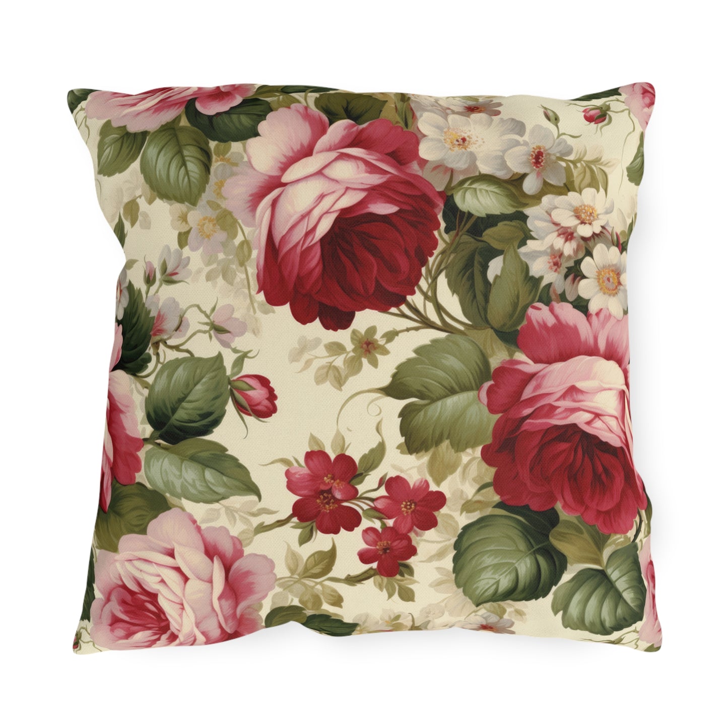 Classic Roses Outdoor Pillows