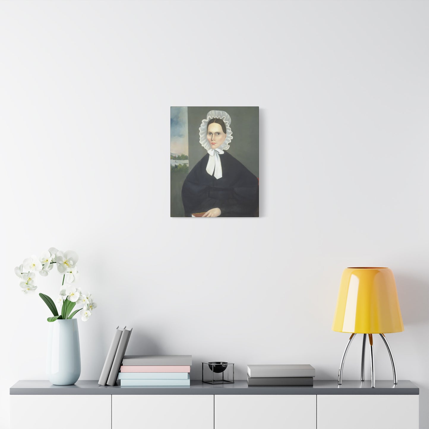 Mrs. Parsons Vintage Art Canvas Print - Elegant Portrait of a Woman in Historical Attire