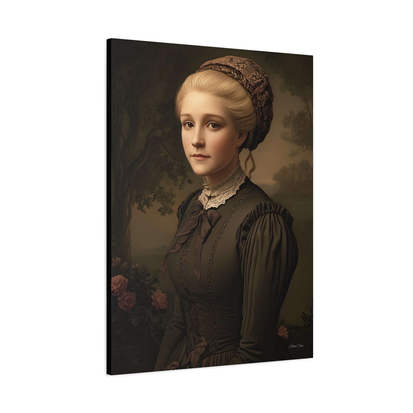 Elegant Vintage Portrait Canvas Wall Art, Home Decor, Gift for Art Lovers, Classic Style, Gallery Wall