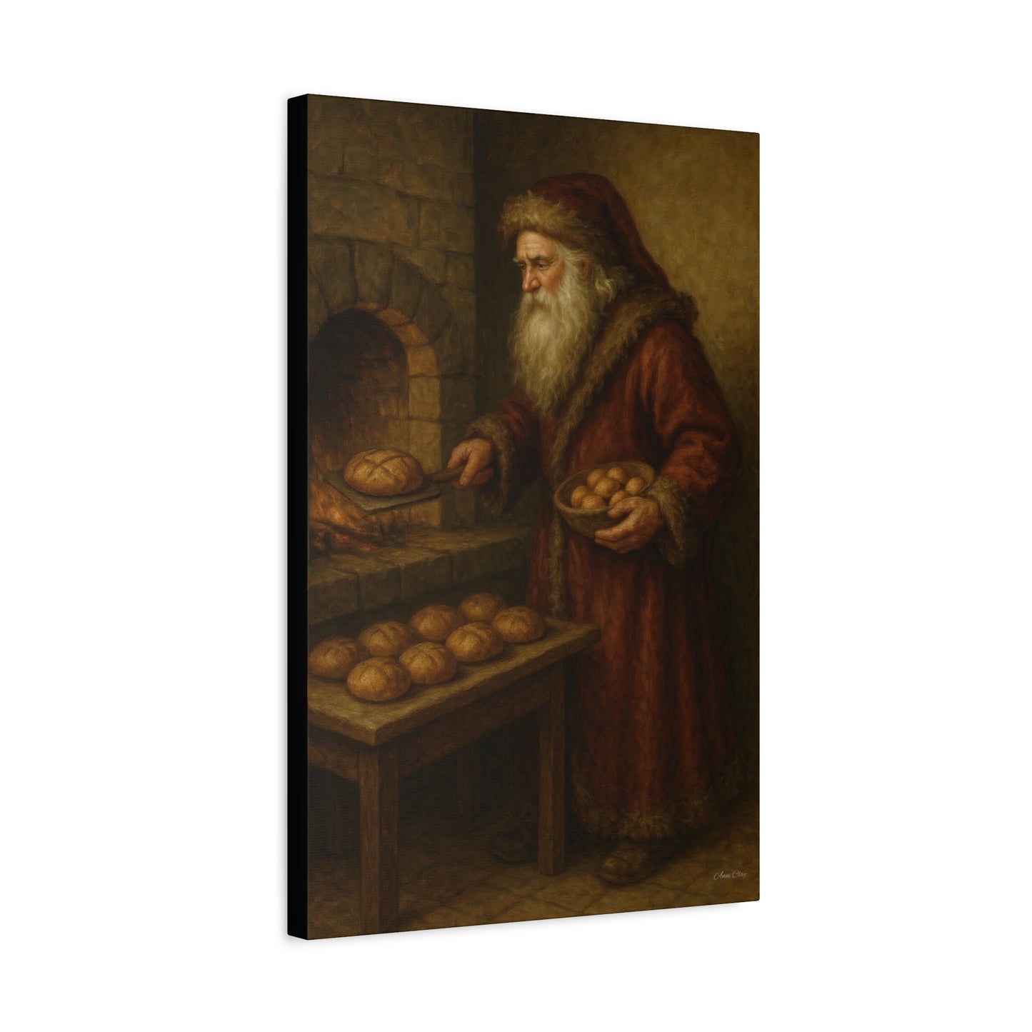 Christmas Santa Canvas Art