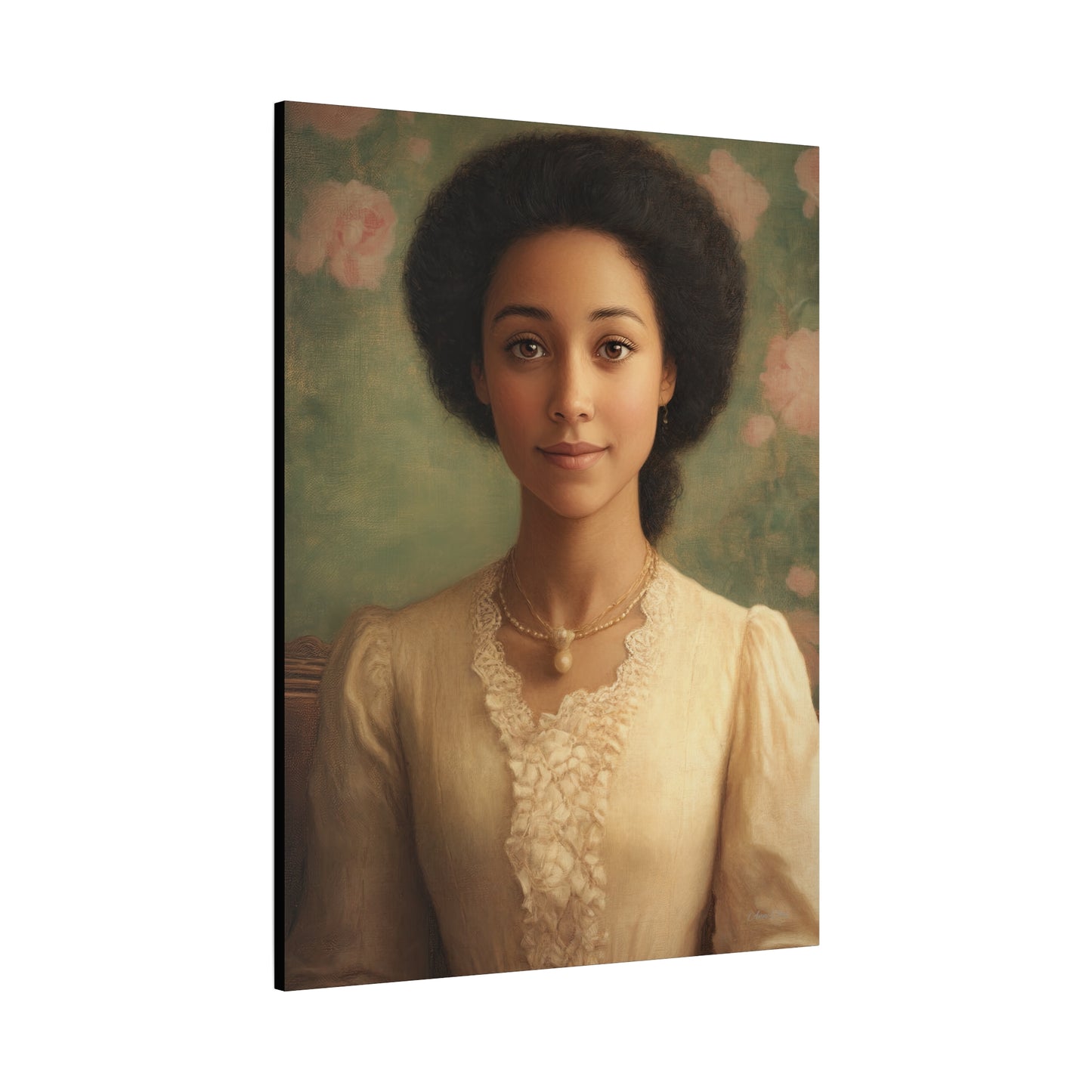 Elegant Portrait Canvas Print, Wall Art, Vintage Home Decor, Art for Living Room, Gallery Wall Decoration, Gift for Art Lovers