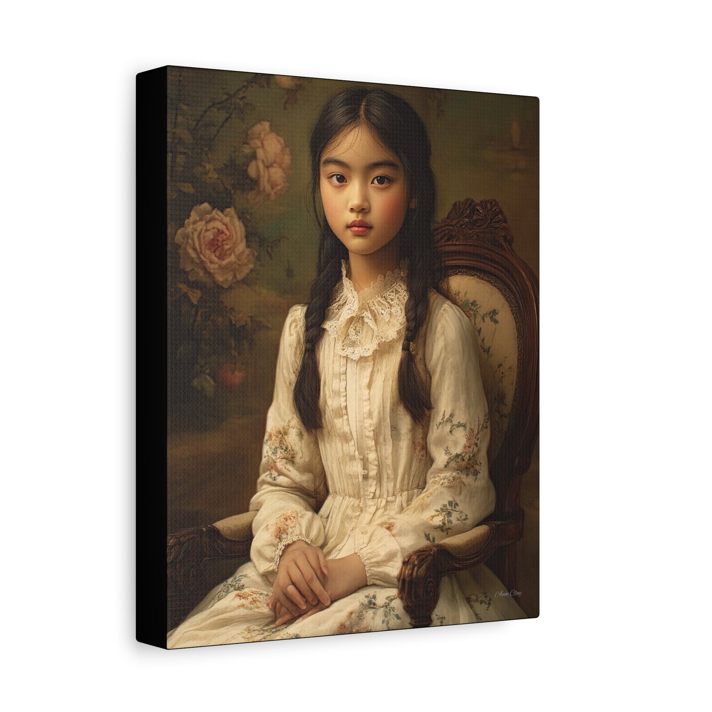 Elegant Portrait Canvas Wall Art, Vintage Home Decor, Gift for Art Lovers, Unique Wall Decor, Romantic Room Decoration, Gallery [...]