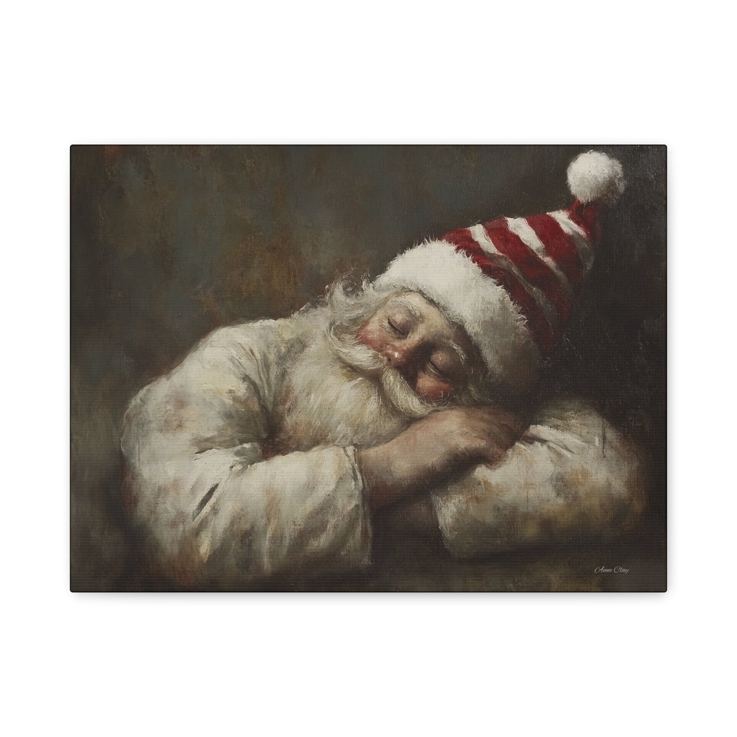 Sweet Dreams Santa Matte Canvas, Stretched, 1.25"