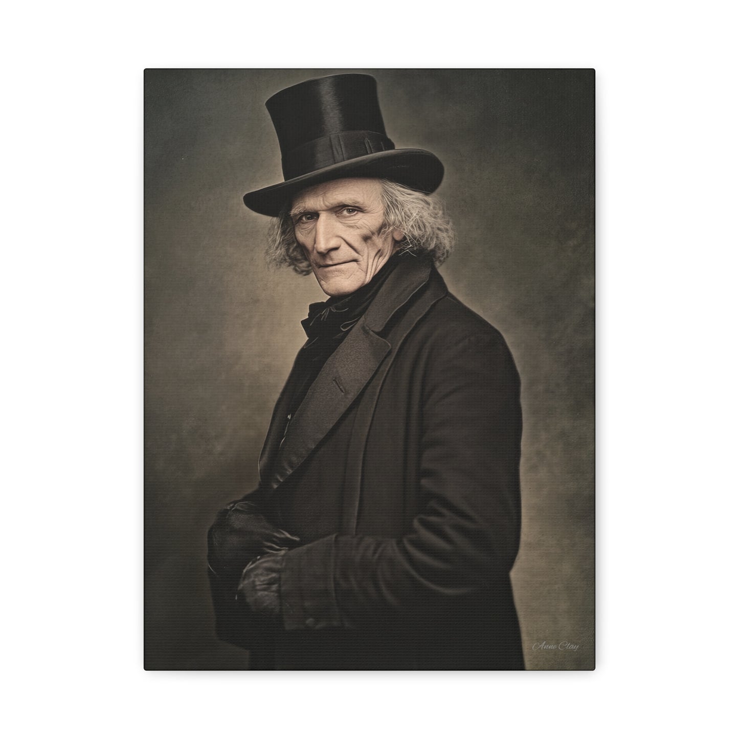 WS Scrooge Matte Canvas, Stretched, 1.25"