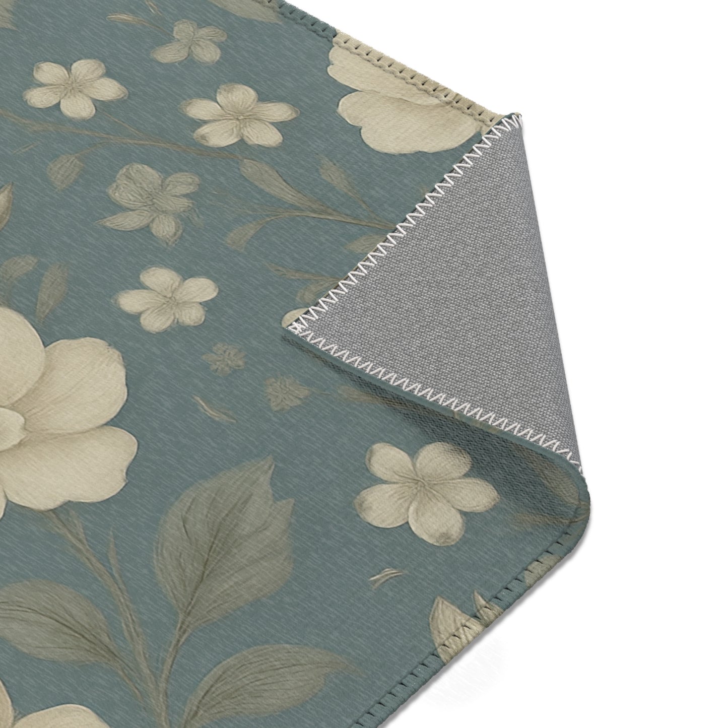 Floral Area Rug - Vintage-Inspired Home Decor, Living Room Accent, Bedroom Comfort, Housewarming Gift, Cozy Vibes