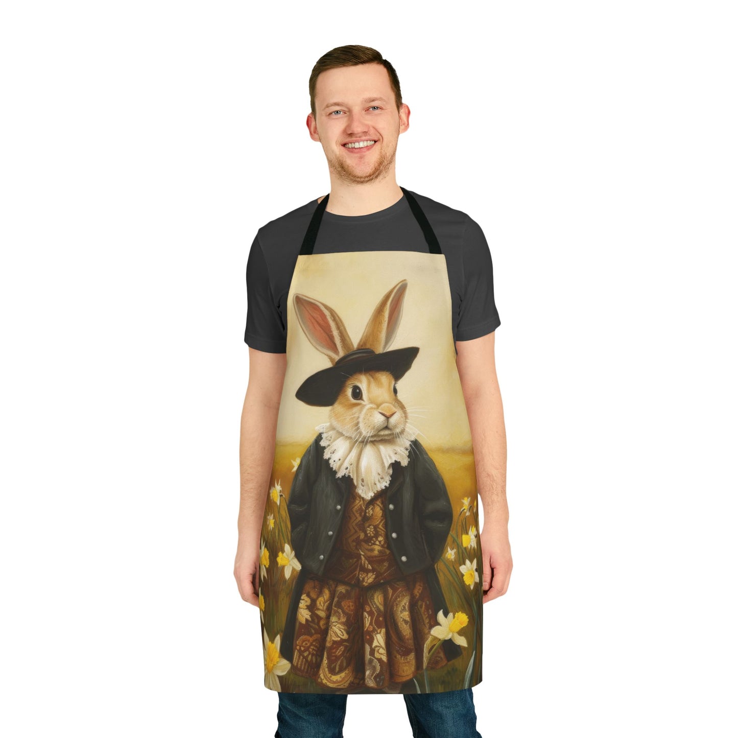 Whimsical Rabbit Chef Apron  - Perfect for Gifting on Easter