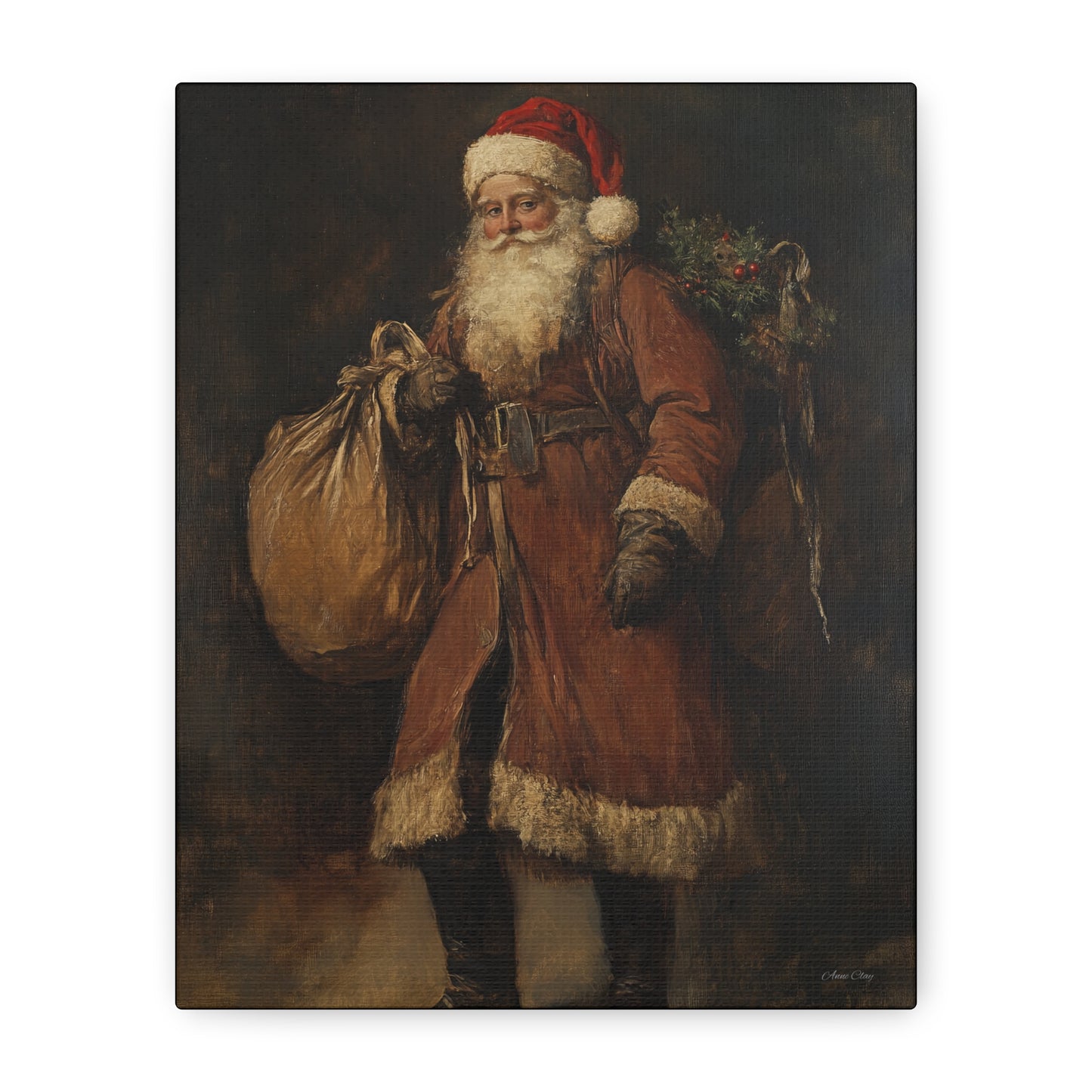 Santa's Journey Matte Canvas, Stretched, 1.25"