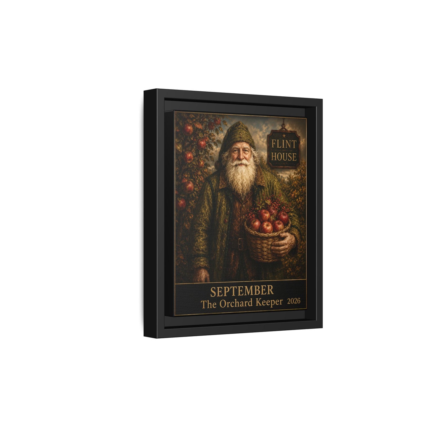 September 'The Orchard Keeper' Framed Canvas Print FLINT COLLECTORS ITEM