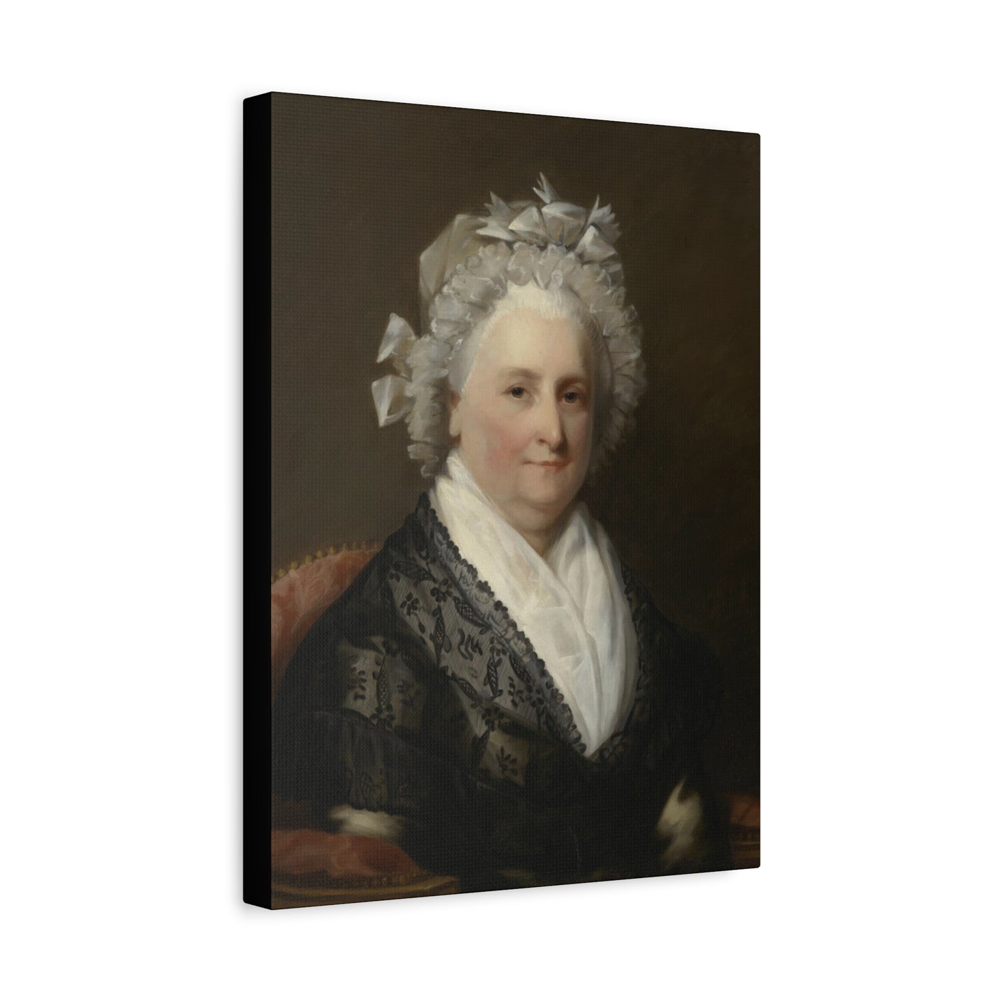 Martha Washington by Gilbert Stuart Classic Portrait Canvas Print - Elegant Home Décor Artwork