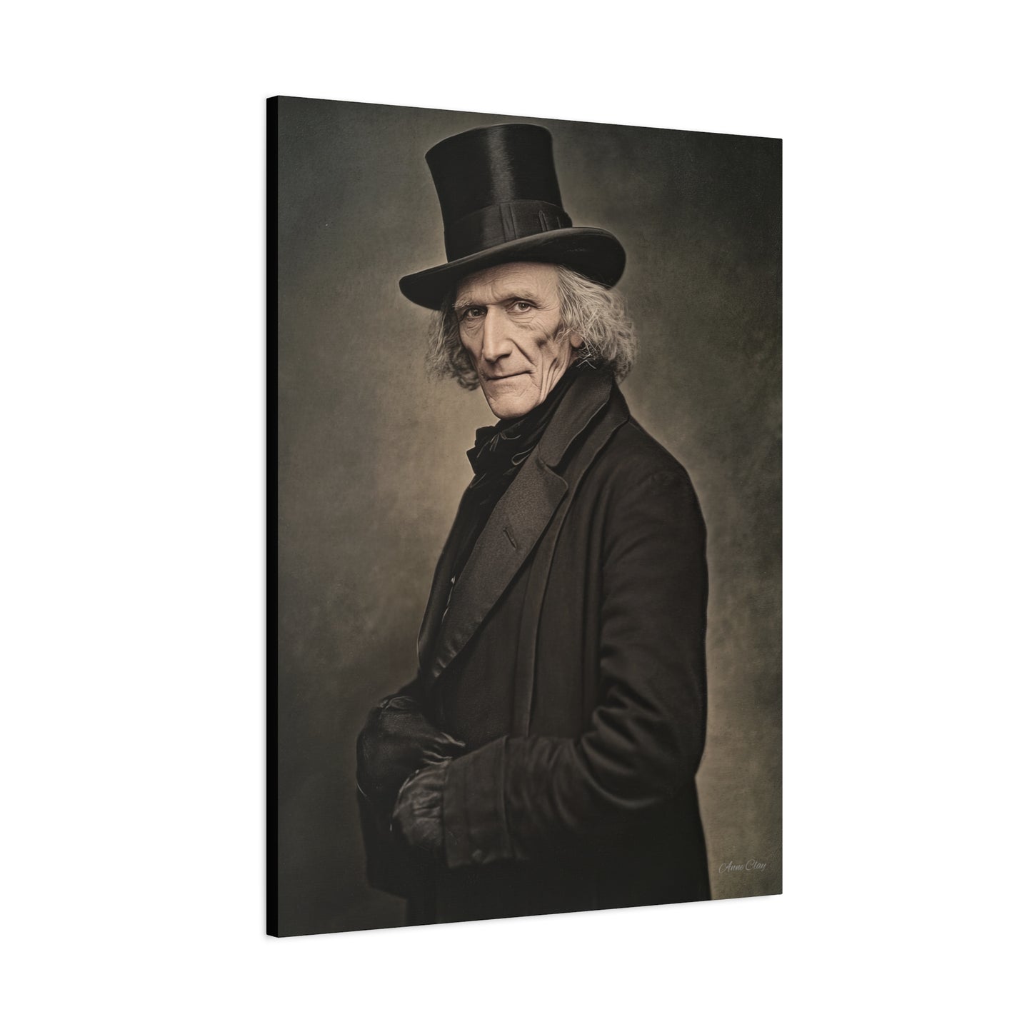 WS Scrooge Matte Canvas, Stretched, 1.25"