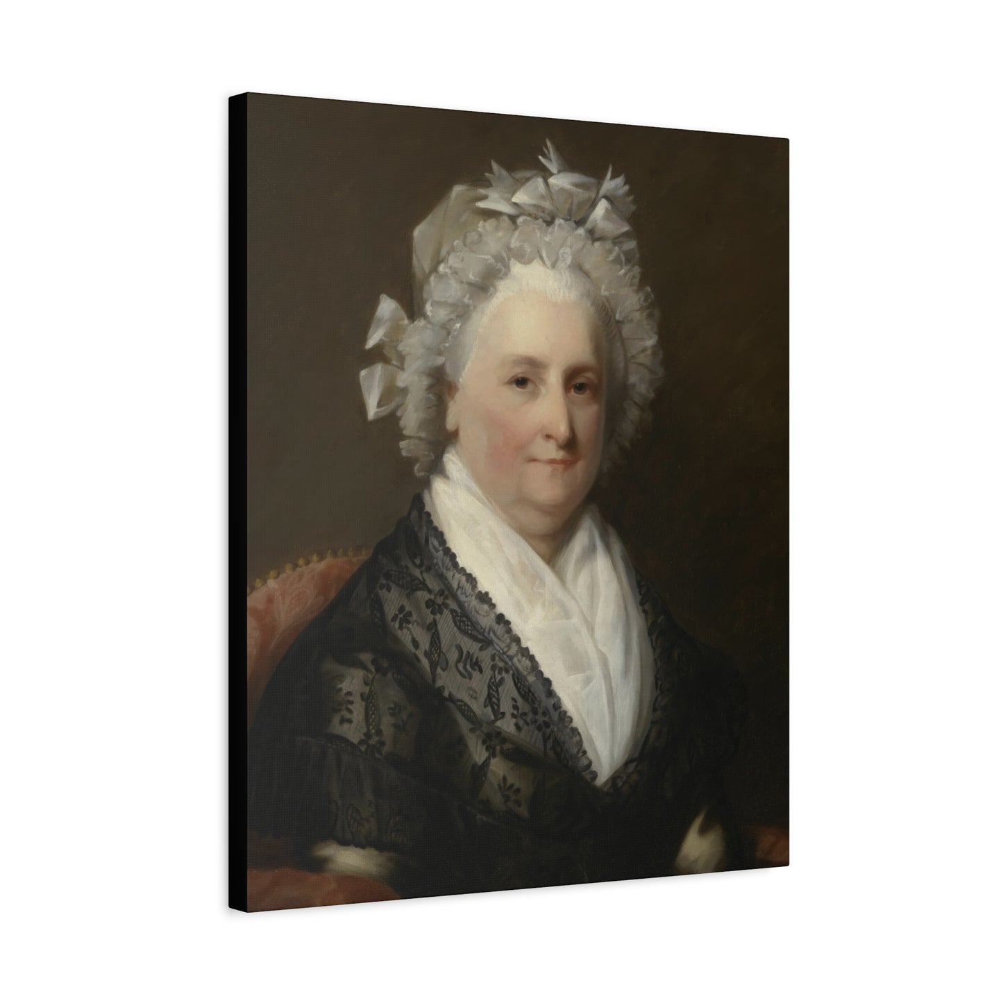 Martha Washington by Gilbert Stuart Classic Portrait Canvas Print - Elegant Home Décor Artwork