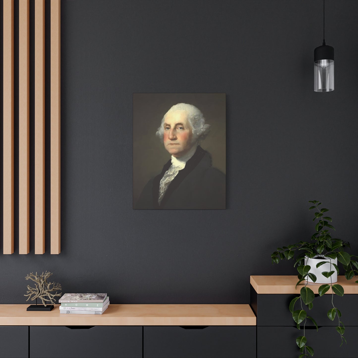 George Washington Portrait Canvas Print | Classic Home Decor