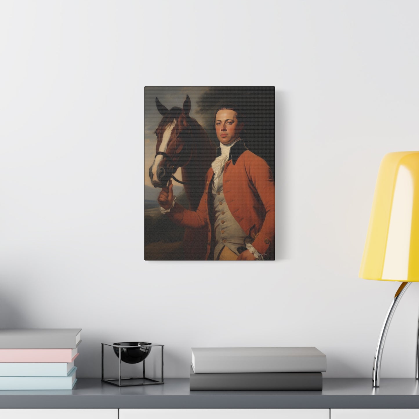 Richard and Lightening Matte Canvas, Stretched, 1.25"