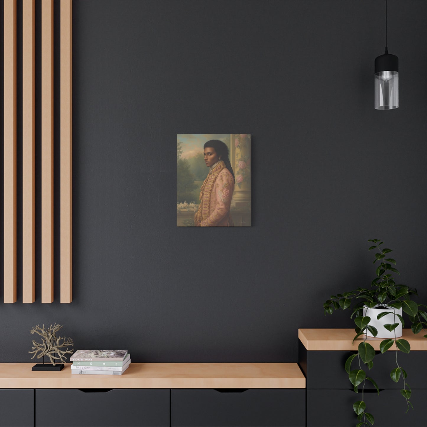 Elegant Historical Portrait Canvas Print, Vintage Art, Home Decor, Gallery Wall, Gift Idea, Framed Artwork