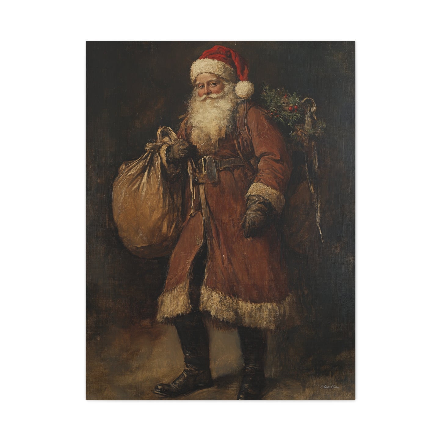 Santa's Journey Matte Canvas, Stretched, 1.25"