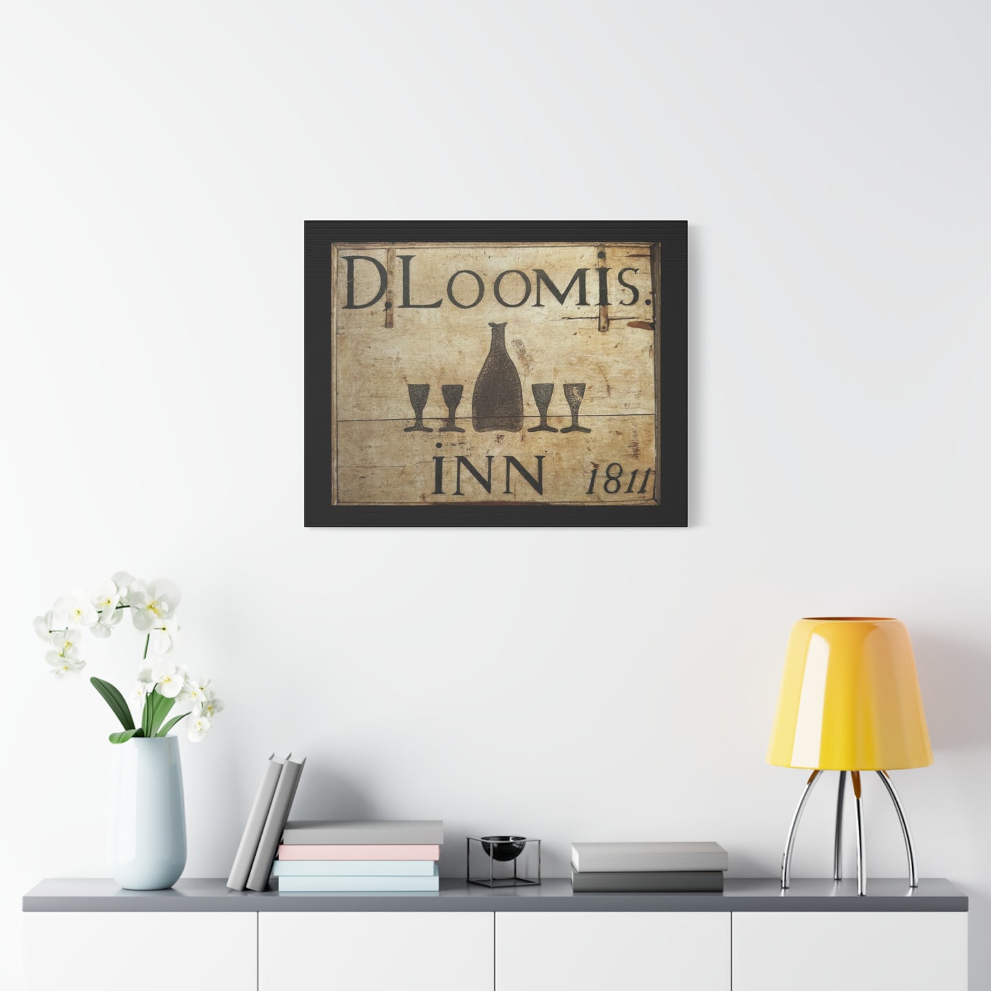 D. Loomis Inn Matte Canvas, Stretched, 1.25"