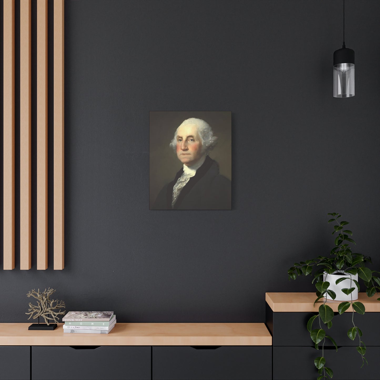 George Washington Portrait Canvas Print | Classic Home Decor