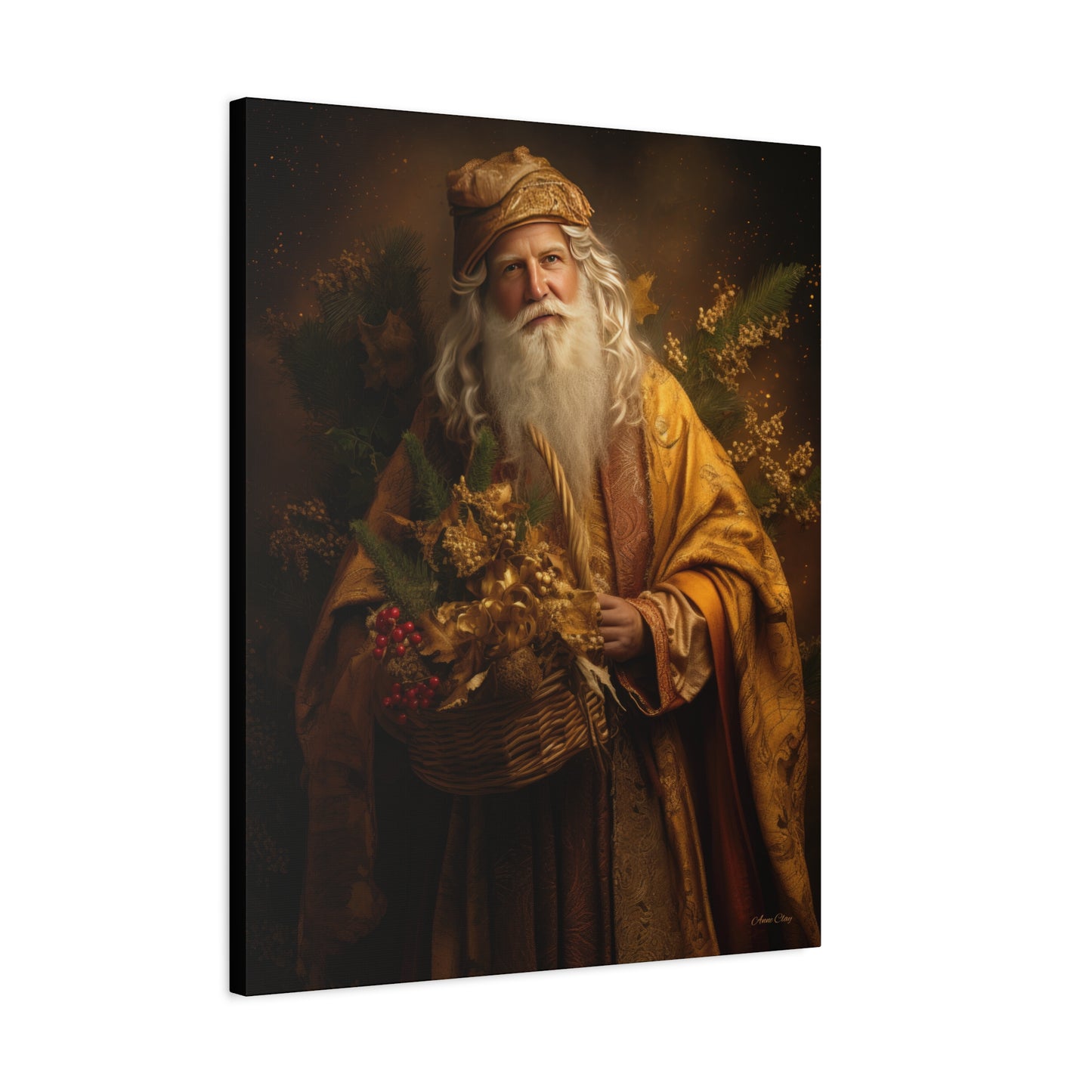 Santa New Year! Matte Canvas, Stretched, 1.25"