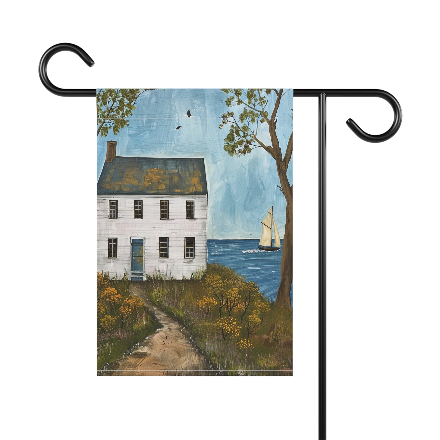 Cottage by the Sea Garden & House Banner
