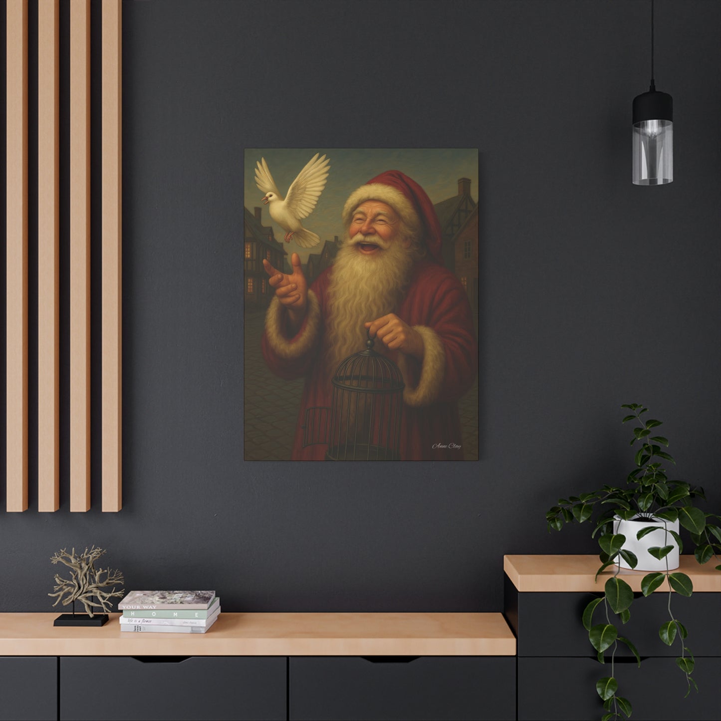 Santa Claus Canvas Wall Art
