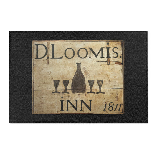 Vintage Inn Area Rug - Rustic Home Decor for Cozy Living Spaces