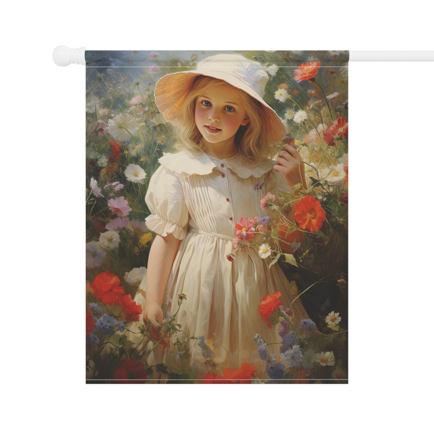 Flower Girl Garden & House Banner